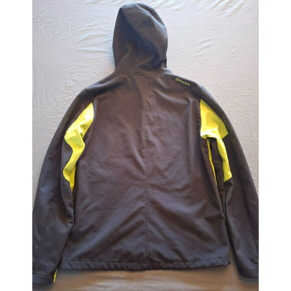 Spyder Grey and Yellow Mens Large Warm Ski Jacket Excellent Condition, L - Picture 8 of 8